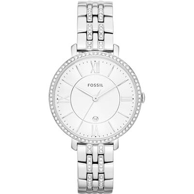 Fossil Damen Analog Quarz Uhr mit Edelstahl Armband ES3545 Fossil Damen Analog Quarz Uhr mit Edelstahl Armband ES3545