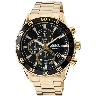 Lorus Herren Uhr Chronograph Analog Edelstahl mit Metallband RM330JX9 Lorus Herren Uhr Chronograph Analog Edelstahl mit Metallband RM330JX9