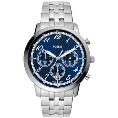 Fossil Neutra Uhr für Herren, Quarz-Chronographenwerk mit Edelstahlarmband Fossil Neutra Uhr für Herren, Quarz-Chronographenwerk mit Edelstahlarmband