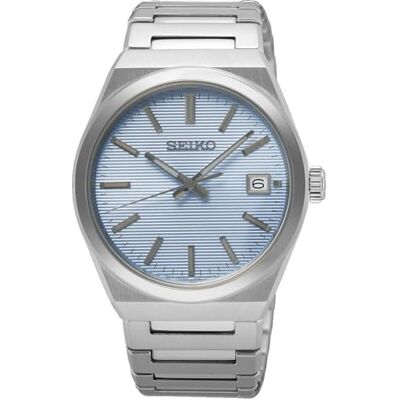 Seiko Chronograph Armbanduhr für Männer in der Farbe Silber mit Armband aus Edelstahl, Wasserdichtigkeit: 10 bar, Gehäusedurchmesser: 39 mm, SUR599P1 Seiko Chronograph Armbanduhr für Männer in der Farbe Silber mit Armband aus Edelstahl, Wasserdichtigkeit: 10 bar, Gehäusedurchmesser: 39 mm, SUR599P1