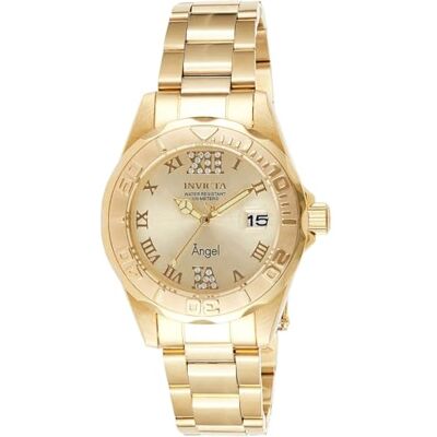 Invicta Angel Edelstahl Damen Quarzuhrwerk 38mm Invicta Angel Edelstahl Damen Quarzuhrwerk 38mm