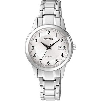 Citizen Damen Analog Quarz Uhr mit Edelstahl Armband FE1081-59B Citizen Damen Analog Quarz Uhr mit Edelstahl Armband FE1081-59B