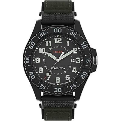 Timex Expedition Camper 42mm Herren-Armbanduhr mit Stoffband TW4B26400 Timex Expedition Camper 42mm Herren-Armbanduhr mit Stoffband TW4B26400