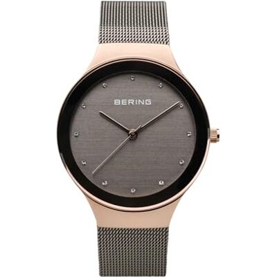 BERING Damen Uhr Quarz Movement Classic Collection mit Edelstahl und Saphirglas BERING Damen Uhr Quarz Movement Classic Collection mit Edelstahl und Saphirglas