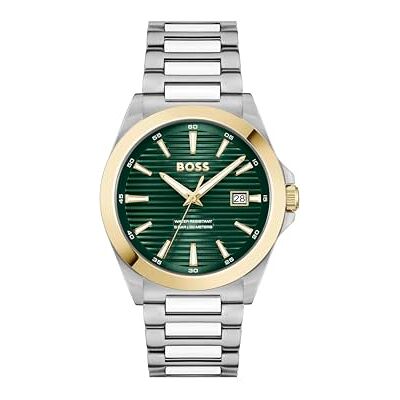 Boss Uhr mit DREI-Zeiger-Quarzwerk für Herren Kollektion Strike mit Silbernes Edelstahlarmband 1514173 Boss Uhr mit DREI-Zeiger-Quarzwerk für Herren Kollektion Strike mit Silbernes Edelstahlarmband 1514173
