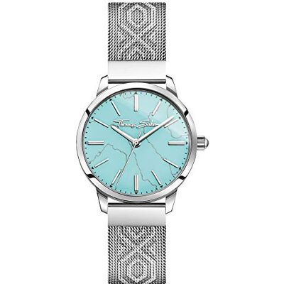 THOMAS SABO Damenuhr Edelstahl Milanaisearmband, Geprägt THOMAS SABO Damenuhr Edelstahl Milanaisearmband, Geprägt