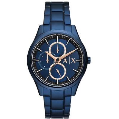Giorgio Armani Herrenuhr 42mm Blauer Edelstahl, AX1881 Giorgio Armani Herrenuhr 42mm Blauer Edelstahl, AX1881