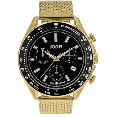 Joop! Herren Analog Ronda Swiss Made Uhr mit Edelstahl Armband 2040166 Joop! Herren Analog Ronda Swiss Made Uhr mit Edelstahl Armband 2040166
