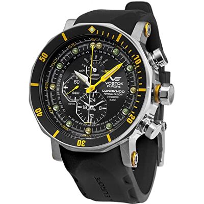 Vostok Europe Herren-Alarm-Chronograph Lunokhod 2 YM86-620A505-YLW Vostok Europe Herren-Alarm-Chronograph Lunokhod 2 YM86-620A505-YLW