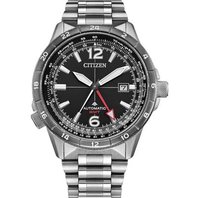 Citizen Herren Analog Automatik Armbanduhr Promaster Air GMT Citizen Herren Analog Automatik Armbanduhr Promaster Air GMT