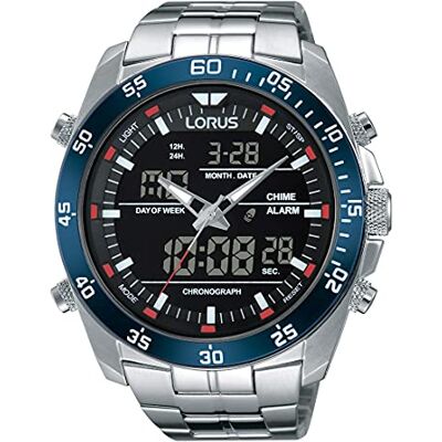 Lorus Herren-Uhr Chronograph Quarz Edelstahl mit Metallband RW623AX5 Lorus Herren-Uhr Chronograph Quarz Edelstahl mit Metallband RW623AX5