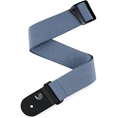 D'Addario Unisex Tweed Classic Tweed Guitar Strap, Grey D'Addario Unisex Tweed Classic Tweed Guitar Strap, Grey