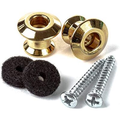 Dunlop Straplok Dual Design, Gold, 2 Stück Dunlop Straplok Dual Design, Gold, 2 Stück