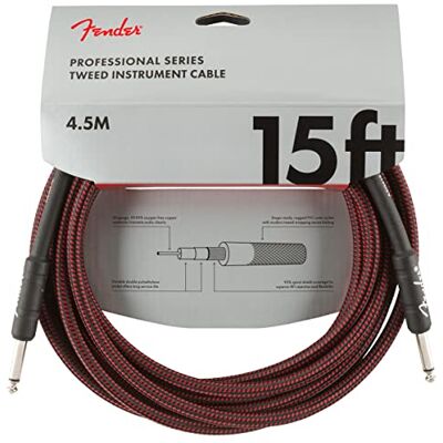 Fender PRO 15 INST CABLE RED TWD Fender PRO 15 INST CABLE RED TWD