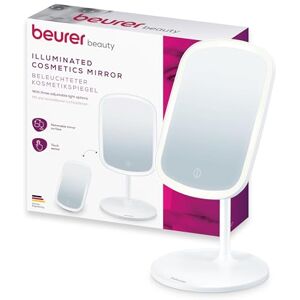 Beurer BS 47 Kosmetikspiegel, Schminkspiegel mit Beleuchtung in 3 Lichtfarben, mit Magnethalterung, 360grad drehbar, abnehmbare Spiegelfläche, praktischer Badspiegel mit Ablagefläche, wiederaufladbar Beurer BS 47 Kosmetikspiegel, Schminkspiegel mit Beleuchtung in 3 Lichtfarben, mit Magnethalterung, 360grad drehbar, abnehmbare Spiegelfläche, praktischer Badspiegel mit Ablagefläche, wiederaufladbar