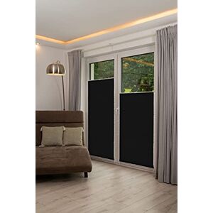 Khome K-home 872765-2 Klemmfix-Plissee 50 x 130 cm (B x L) Anthrazit Lichtschutz +++ Moderne Crushed Optik +++ Khome K-home 872765-2 Klemmfix-Plissee 50 x 130 cm (B x L) Anthrazit Lichtschutz +++ Moderne Crushed Optik +++