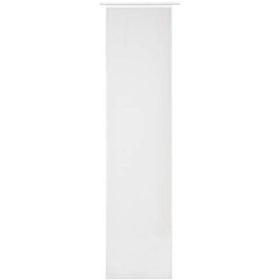 Elbersdrucke Schiebevorhang Feel Good Uni 00 weiß transparent 245 x 60 cm Flächenvorhang für Wohnzimmer Schlafzimmer Flur Elbersdrucke Schiebevorhang Feel Good Uni 00 weiß transparent 245 x 60 cm Flächenvorhang für Wohnzimmer Schlafzimmer Flur