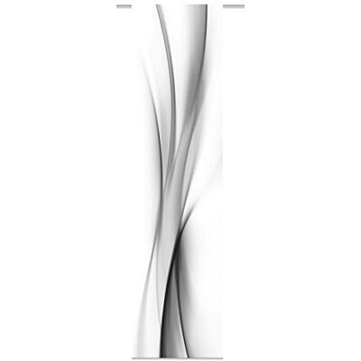 Home Fashion 86095-703 grau H:245 x B:60 cm Schiebevorhang Digitaldruck Rochelle, Dekostoff-Seidenoptik Home Fashion 86095-703 grau H:245 x B:60 cm Schiebevorhang Digitaldruck Rochelle, Dekostoff-Seidenoptik