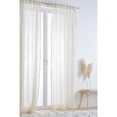 Jotex Ellen Multifunktionsgardine hochwertige halbtransparente Leinen Gardinen für das Wohnzimmer (2er Set) Leinenbeige, 220 cm Jotex Ellen Multifunktionsgardine hochwertige halbtransparente Leinen Gardinen für das Wohnzimmer (2er Set) Leinenbeige, 220 cm