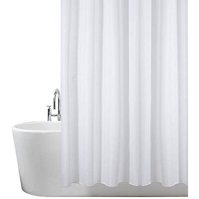 ANSIO 2er-Pack Duschvorhang 180 x 180 cm (71 x 71 Zoll) Massiv weiß, Badewanne Vorhang, Antischimmel & Waschbar Duschvorhang mit 12 Duschvorhangringe 100% Polyester ANSIO 2er-Pack Duschvorhang 180 x 180 cm (71 x 71 Zoll) Massiv weiß, Badewanne Vorhang, Antischimmel & Waschbar Duschvorhang mit 12 Duschvorhangringe 100% Polyester