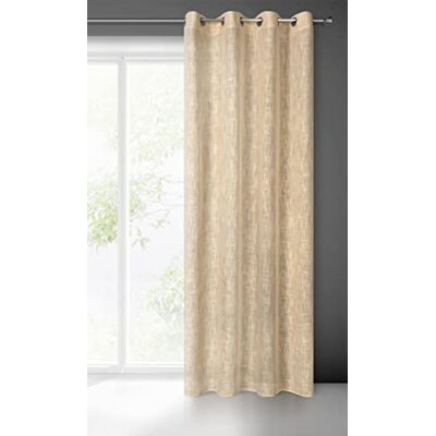 Eurofirany Leinen Optic Vorhang LIREN mit Ösen 1Stk. Eco Boho Natürlich Fenstergardine Wohnzimmer Schlafzimmer 140x250cm Beige Eurofirany Leinen Optic Vorhang LIREN mit Ösen 1Stk. Eco Boho Natürlich Fenstergardine Wohnzimmer Schlafzimmer 140x250cm Beige