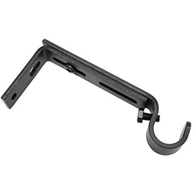 Gardinia Träger ausziehbar für Ø 16 mm schwarz-matt, Einzelprogramm Memhis, 10-14 cm, 2, 11521 Gardinia Träger ausziehbar für Ø 16 mm schwarz-matt, Einzelprogramm Memhis, 10-14 cm, 2, 11521