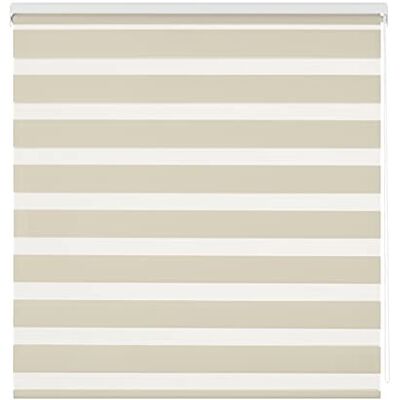 Estoralis Vera Doppelrollo Keine Kassette Doppelter Stoff, Tag und Nacht Farbe Beige 145 x 180 cm. (Breite/Höhe) Stoffgröße 142 x 175 cm. Rollos für Fenster und Türen Estoralis Vera Doppelrollo Keine Kassette Doppelter Stoff, Tag und Nacht Farbe Beige 145 x 180 cm. (Breite/Höhe) Stoffgröße 142 x 175 cm. Rollos für Fenster und Türen