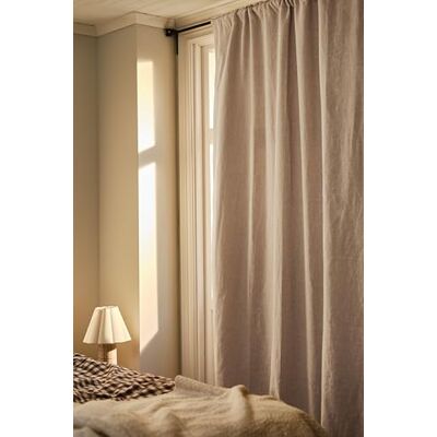Jotex Melanie Linen-Mix Verdunkelungsvorhang 2-lagiger Vorhang mit transparenter und verdunkelnder Funktion (1er Pack) Leinenbeige, 135 x 300cm Jotex Melanie Linen-Mix Verdunkelungsvorhang 2-lagiger Vorhang mit transparenter und verdunkelnder Funktion (1er Pack) Leinenbeige, 135 x 300cm