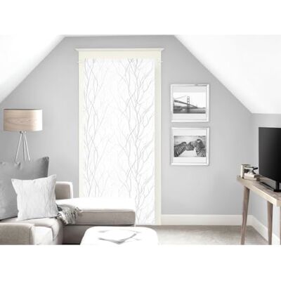 Soleil d'ocre Scheibengardine "Liane", Polyester, weiß, 90 x 200 cm Soleil d'ocre Scheibengardine "Liane", Polyester, weiß, 90 x 200 cm