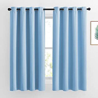 NICETOWN Verdunkelungsvorhang für Schlafzimmer – Home Fashion Fenster Behandlung Ring Oben Verdunkelungsvorhänge und Vorhänge (132,1 x 160 cm, Set mit 2 Paneelen, blau) NICETOWN Verdunkelungsvorhang für Schlafzimmer – Home Fashion Fenster Behandlung Ring Oben Verdunkelungsvorhänge und Vorhänge (132,1 x 160 cm, Set mit 2 Paneelen, blau)