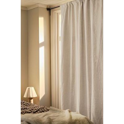 Jotex Melanie Linen-Mix Verdunkelungsvorhang 2-lagiger Vorhang mit transparenter und verdunkelnder Funktion (1er Pack) Naturwissenschaftlich, 135 x 250cm Jotex Melanie Linen-Mix Verdunkelungsvorhang 2-lagiger Vorhang mit transparenter und verdunkelnder Funktion (1er Pack) Naturwissenschaftlich, 135 x 250cm
