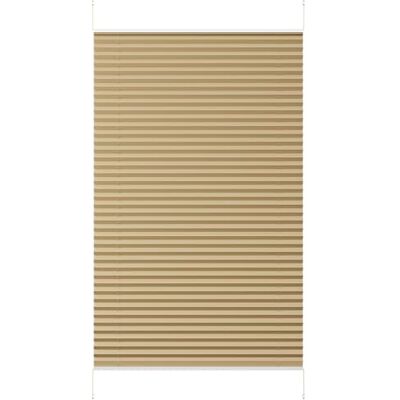 Sekey Plissee ohne Bohren, Fenster Plissee Klemmfix Jalousie 90 cm breit, Verspannt Lichtdurchlässig Sonnenschutz Fensterollo, 90 x 130 cm, Creme Sekey Plissee ohne Bohren, Fenster Plissee Klemmfix Jalousie 90 cm breit, Verspannt Lichtdurchlässig Sonnenschutz Fensterollo, 90 x 130 cm, Creme
