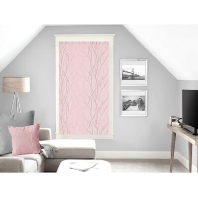 Soleil d'ocre Liane Scheibengardine, Voile-Gardine, Polyester, Rosa, 60x160 cm Soleil d'ocre Liane Scheibengardine, Voile-Gardine, Polyester, Rosa, 60x160 cm