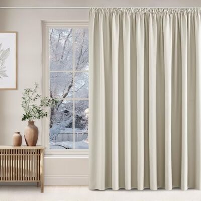 NICETOWN Hitzeschutz Gardinen Beige Verdunkelungsvorhänge für Schienen NICETOWN Hitzeschutz Gardinen Beige Verdunkelungsvorhänge für Schienen