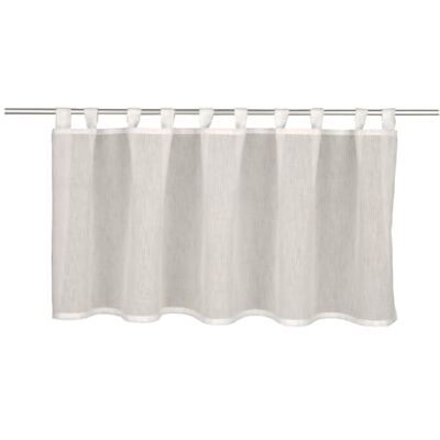 Gardinia Sehlbach Bistrogardine Streifendessin, Weiß, 140 x 48 cm Bistrogardine, Elegantes Design, Blickdicht, Lichtdurchlässig, Einfache Dekoration, Öko-Tex Zertifiziert Gardinia Sehlbach Bistrogardine Streifendessin, Weiß, 140 x 48 cm Bistrogardine, Elegantes Design, Blickdicht, Lichtdurchlässig, Einfache Dekoration, Öko-Tex Zertifiziert