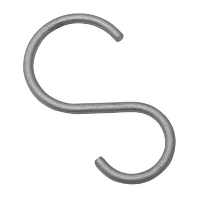 Gardinia S-Haken für Gardinenstangen mit Ø 25 mm, Serie Industrial Home, Zum Aufhängen von Gardinen und Vorhängen, Metall, Farbe Silber, 10 Stück Gardinia S-Haken für Gardinenstangen mit Ø 25 mm, Serie Industrial Home, Zum Aufhängen von Gardinen und Vorhängen, Metall, Farbe Silber, 10 Stück
