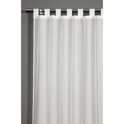 Gardinia Sehlbach Fertiggardine mit Schlaufen, Voile Uni, Weiß, 140 x 235 cm Gardinen, Lichtdurchlässig, Blickdicht, Einfache Dekoration, Öko-Tex Zertifiziert, Inklusive Kürzungsband Gardinia Sehlbach Fertiggardine mit Schlaufen, Voile Uni, Weiß, 140 x 235 cm Gardinen, Lichtdurchlässig, Blickdicht, Einfache Dekoration, Öko-Tex Zertifiziert, Inklusive Kürzungsband