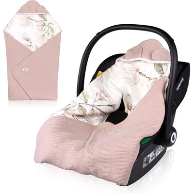 Lionelo TRAVEL Swaddle Blanket Warmes Babytuch für Kindersitz Lionelo TRAVEL Swaddle Blanket Warmes Babytuch für Kindersitz