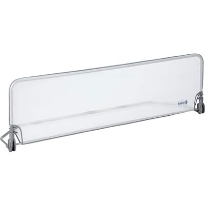 Safety 1st Extra Large Bettgitter 150 cm, Grau & Weiß Verstellbares Bettgitter, 18 Monate–5 Jahre, Netzgewebe, Automatische Sperre, Leicht zu Reinigen Safety 1st Extra Large Bettgitter 150 cm, Grau & Weiß Verstellbares Bettgitter, 18 Monate–5 Jahre, Netzgewebe, Automatische Sperre, Leicht zu Reinigen