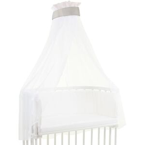 babybay Himmel Waffelpiqué mit Band passend für alle Modelle bis 96 cm Länge, weißgrau babybay Himmel Waffelpiqué mit Band passend für alle Modelle bis 96 cm Länge, weißgrau