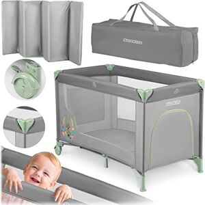 Ricokids Reisebett Baby Mit Matratze 125 x 65 x 78 cm Kinderreisebett Babybett Bis 15 kg 2 Räder Mit Bremsen Abnehmbarer Seiteneingang Transporttasche Faltbar Kompakt Hellgrau Lavendel Ricokids Reisebett Baby Mit Matratze 125 x 65 x 78 cm Kinderreisebett Babybett Bis 15 kg 2 Räder Mit Bremsen Abnehmbarer Seiteneingang Transporttasche Faltbar Kompakt Hellgrau Lavendel