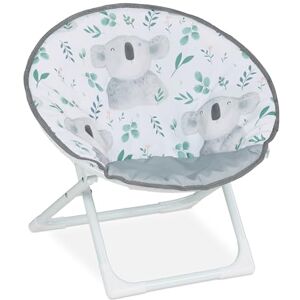Relaxdays Moonchair Kinder, Koala, faltbar, HxBxT: 47 x 50 x 48 cm, Kinderstuhl draußen & drinnen, Kindersessel, bunt Relaxdays Moonchair Kinder, Koala, faltbar, HxBxT: 47 x 50 x 48 cm, Kinderstuhl draußen & drinnen, Kindersessel, bunt