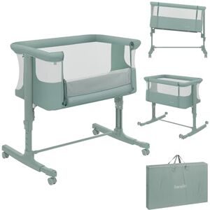 Lionelo Aurora 3 in 1 Babybett bis 9 kg, Beistellbett, Wiege, Höhenverstellug und Einstellung der Neigung der Matratze, 4 Räder mit Bremse Ergonomische Matratze Tasche Lionelo Aurora 3 in 1 Babybett bis 9 kg, Beistellbett, Wiege, Höhenverstellug und Einstellung der Neigung der Matratze, 4 Räder mit Bremse Ergonomische Matratze Tasche
