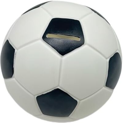 Relaxdays Fußball Spardose, Ø 15 cm, Kunstharz Sparbüchse, Drehschloss, Geschenkidee Kinder & Fußballfans, schwarz/weiß Relaxdays Fußball Spardose, Ø 15 cm, Kunstharz Sparbüchse, Drehschloss, Geschenkidee Kinder & Fußballfans, schwarz/weiß