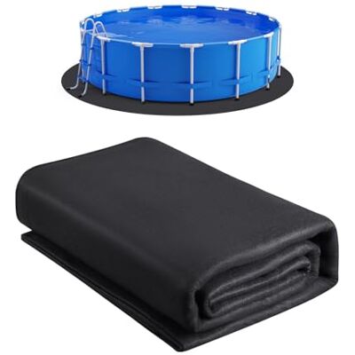 VEVOR runde Poolunterlage, 5,5 m, Bodenplane für oberirdische Schwimmbecken, extra Dicke Bodenschutzplane, Poolmatte aus Geotextilmaterial, verlängert die Lebensdauer der Folie VEVOR runde Poolunterlage, 5,5 m, Bodenplane für oberirdische Schwimmbecken, extra Dicke Bodenschutzplane, Poolmatte aus Geotextilmaterial, verlängert die Lebensdauer der Folie