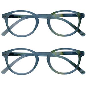 Opulize Zen Runde Brille - 2er Pack für Kurzsichtigkeit - Türkis - Brille Opulize Zen Runde Brille - 2er Pack für Kurzsichtigkeit - Türkis - Brille