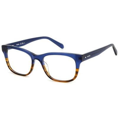 Fossil Brille mit Sehstärke für Unisex Rechteckig FOS 7169 Gefertigt aus Azetat, optional mit Sonnenbrillentönung oder Blaulichtfilter, inklusive Brillenetui Fossil Brille mit Sehstärke für Unisex Rechteckig FOS 7169 Gefertigt aus Azetat, optional mit Sonnenbrillentönung oder Blaulichtfilter, inklusive Brillenetui