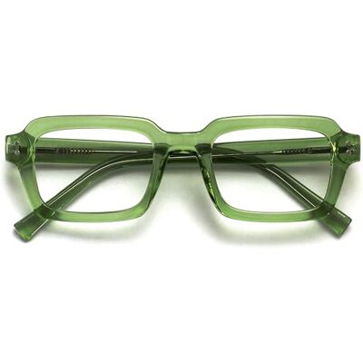 OPULIZE EDG Blaulichtfilter-Lesebrille für Damen & Herren, entspiegelt, blendfrei, Computer- & Gaming-Brille, rechteckiges Vintage-Gestell, UV- & Augenschutz, Grün +1,00 (1er-Pack) OPULIZE EDG Blaulichtfilter-Lesebrille für Damen & Herren, entspiegelt, blendfrei, Computer- & Gaming-Brille, rechteckiges Vintage-Gestell, UV- & Augenschutz, Grün +1,00 (1er-Pack)