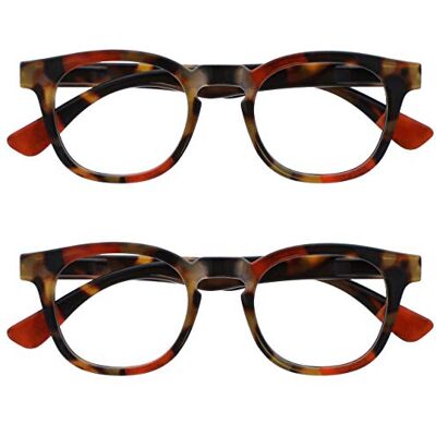 Opulize Ava Lesebrille - Braun Schildpatt, Rot Opulize Ava Lesebrille - Braun Schildpatt, Rot