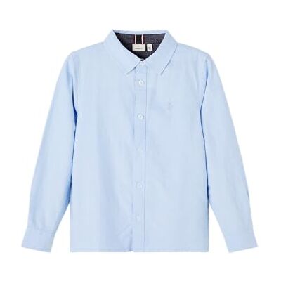 NAME IT Herren Nkmnewsa Ls Shirt Noos Hemd, Campanula, 134-140 EU Shirt NAME IT Herren Nkmnewsa Ls Shirt Noos Hemd, Campanula, 134-140 EU Shirt